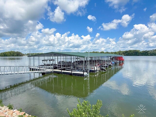 21 County Road 1200 N, Neoga, IL 62447 - dock area with a water view and boat lift