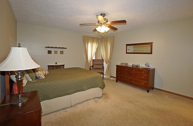 6924 Cody Ln, Rockford, IL 61107 - carpeted bedroom featuring baseboards and ceiling fan