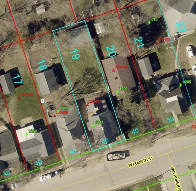 1213 W Fourth St, Dixon, IL 61021 - map of property location