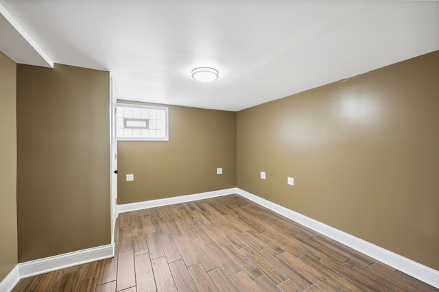3832 W 81st St, Chicago, IL 60652 - empty room with dark wood-type flooring and baseboards