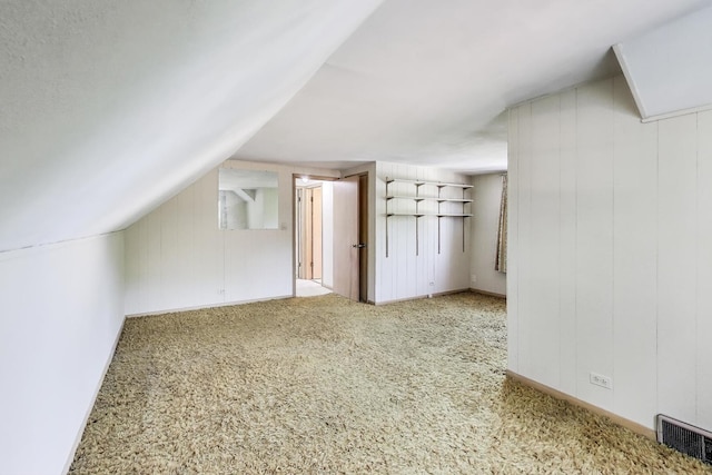210 N Russel St, Mount Prospect, IL 60056 - additional living space featuring vaulted ceiling and carpet