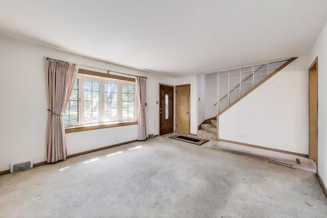 210 N Russel St, Mount Prospect, IL 60056 - foyer entrance with stairs and carpet
