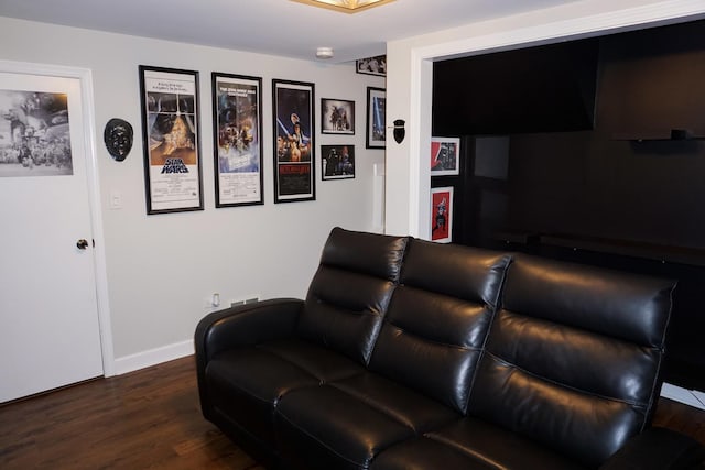 4452 N Newland Ave, Harwood Heights, IL 60706 - home theater featuring wood finished floors and baseboards