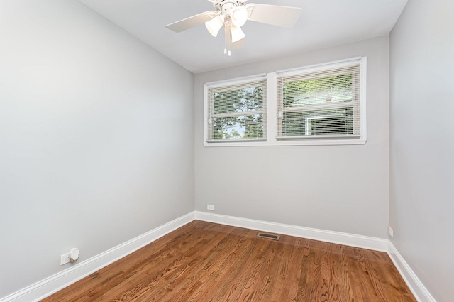 1203 W 110th St, Chicago, IL 60643 - spare room with wood finished floors and ceiling fan