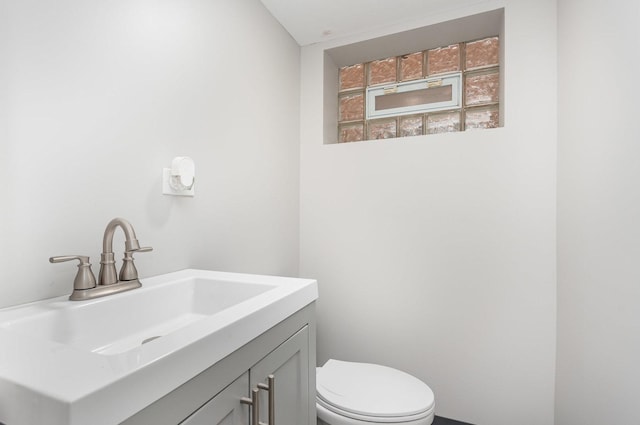 1203 W 110th St, Chicago, IL 60643 - half bathroom featuring toilet and vanity
