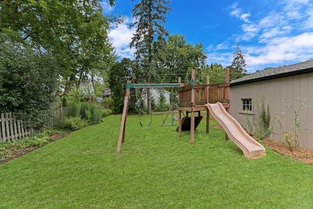 137 School St, Grayslake, IL 60030 - view of jungle gym