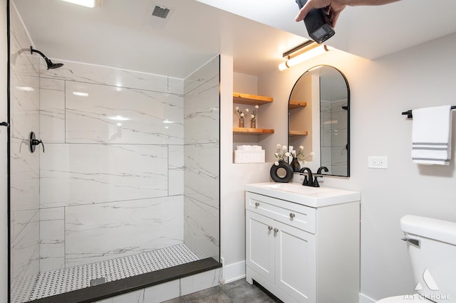 7945 S Avalon Ave, Chicago, IL 60619 - full bath featuring vanity and a marble finish shower