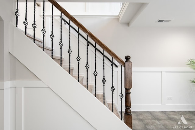7945 S Avalon Ave, Chicago, IL 60619 - staircase featuring baseboards