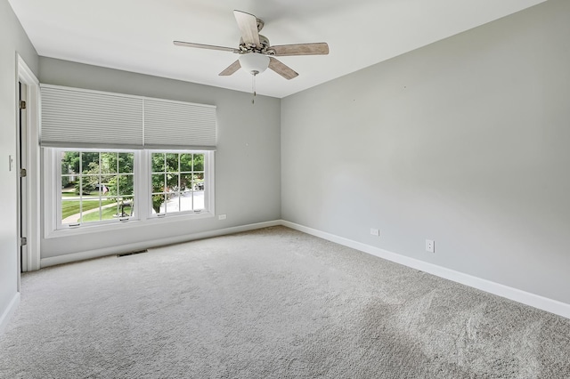 1501 Pine View Ct, Darien, IL 60561 - unfurnished room with a ceiling fan and carpet flooring