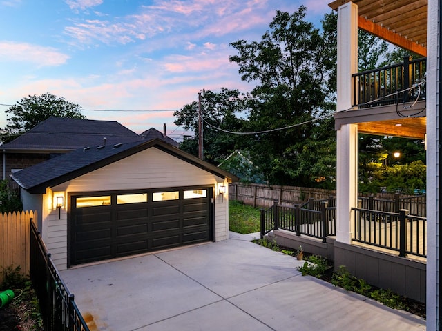 223 Center St, Naperville, IL 60540 - view of detached garage