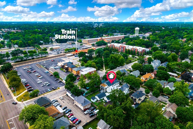 223 Center St, Naperville, IL 60540 - bird's eye view