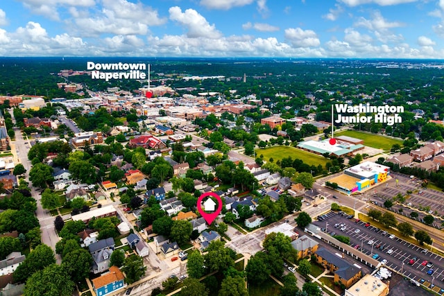 223 Center St, Naperville, IL 60540 - aerial view