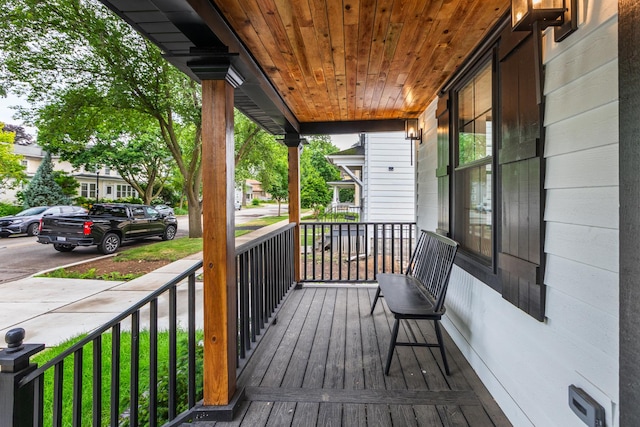 223 Center St, Naperville, IL 60540 - view of wooden porch