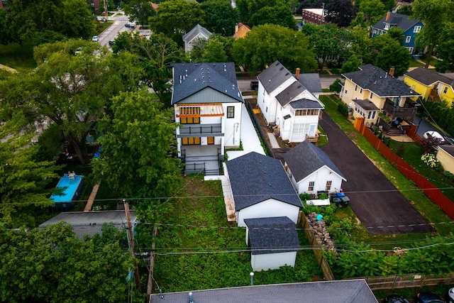 223 Center St, Naperville, IL 60540 - aerial view of residential area