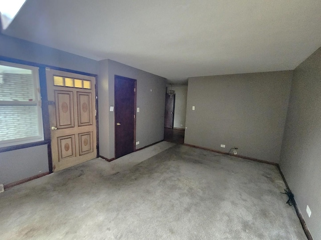9201 S Kedzie Ave Unit 3, Evergreen Park, IL 60805 - unfurnished room with baseboards and carpet floors