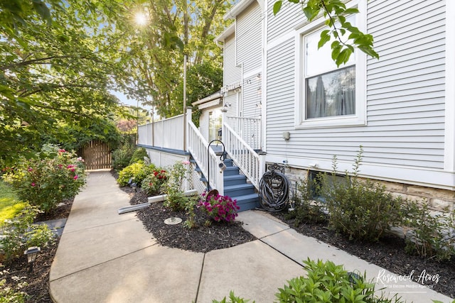 217 N Maple St, Momence, IL 60954 - view of side of property featuring a gate