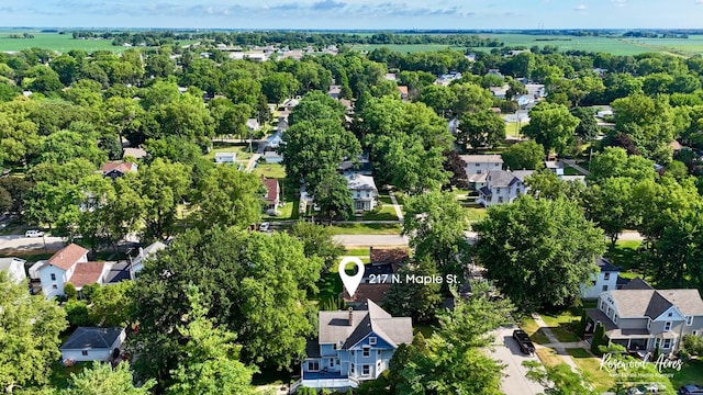 217 N Maple St, Momence, IL 60954 - aerial view of property's location with nearby suburban area