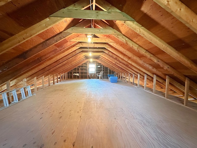 919 S Vermillion St, Streator, IL 61364 - view of unfinished attic