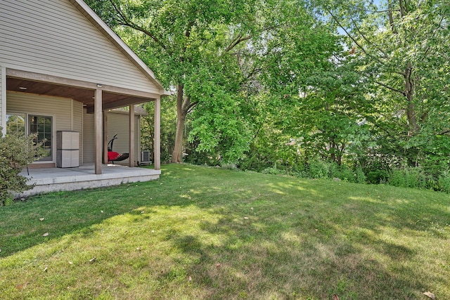 300 Village Ln, Seneca, IL 61360 - view of grassy yard with a patio