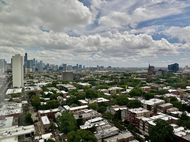 1850 N Clark St Unit 2706, Chicago, IL 60614 - aerial view of city skyline