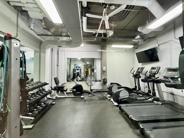 1850 N Clark St Unit 2706, Chicago, IL 60614 - view of exercise room