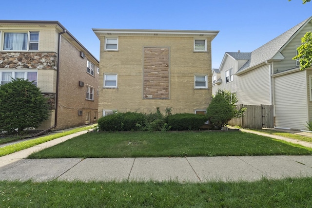 2730 N 74th Ct Unit Gw, Elmwood Park, IL 60707 - view of front facade with brick siding