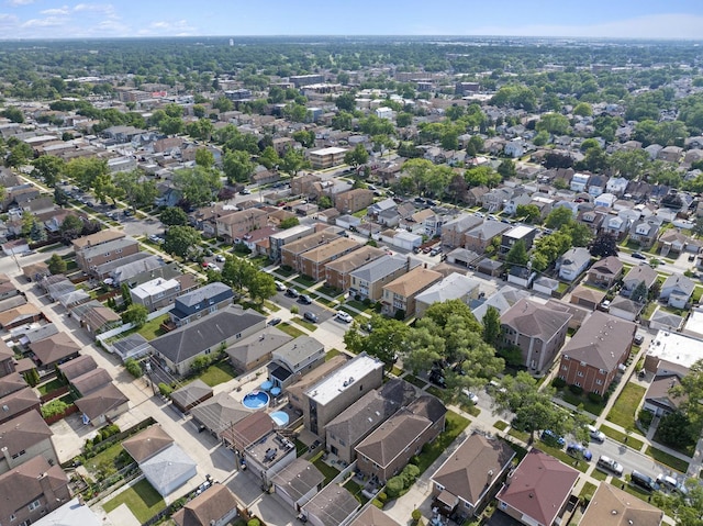 2730 N 74th Ct Unit Gw, Elmwood Park, IL 60707 - aerial view of property and surrounding area with nearby suburban area