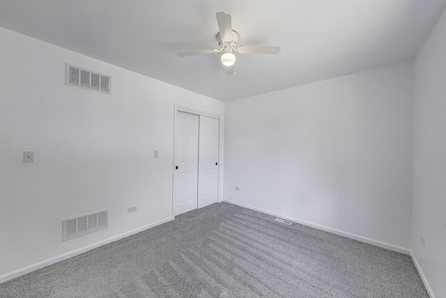 25651 S Middle Point Ave, Monee, IL 60449 - empty room featuring carpet floors and a ceiling fan