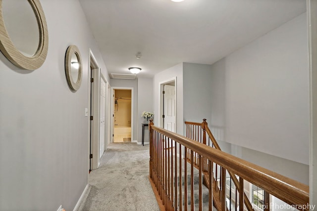 768 Wexford Ct, Grayslake, IL 60030 - corridor featuring an upstairs landing and light carpet