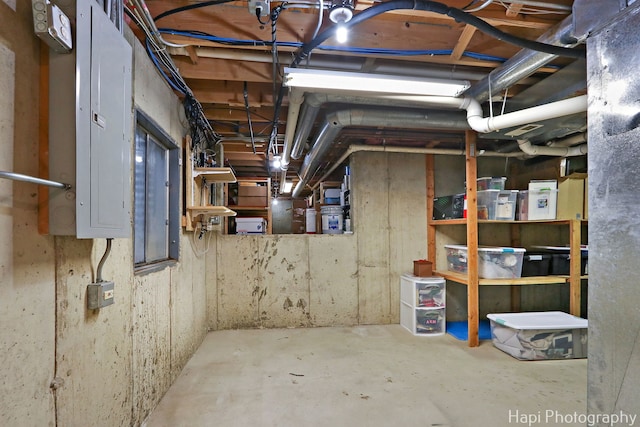 768 Wexford Ct, Grayslake, IL 60030 - unfinished basement featuring electric panel