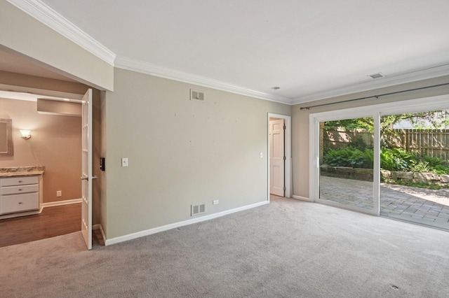 129 Kainer Ave, Barrington, IL 60010 - carpeted spare room with ornamental molding