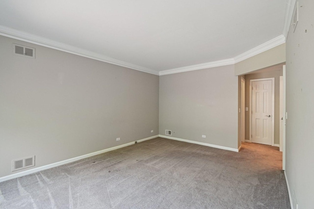 129 Kainer Ave, Barrington, IL 60010 - carpeted spare room with crown molding and baseboards