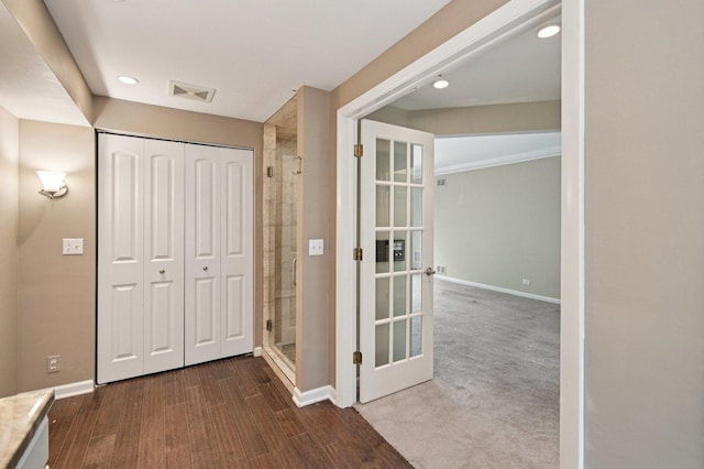 129 Kainer Ave, Barrington, IL 60010 - corridor featuring wood finished floors and recessed lighting