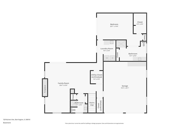 129 Kainer Ave, Barrington, IL 60010 - view of room layout