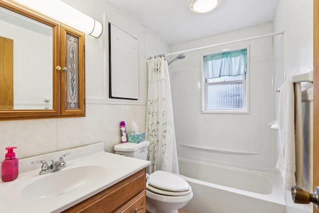 602 Daisy Ln, Round Lake Beach, IL 60073 - bathroom with vanity and shower / bath combination with curtain