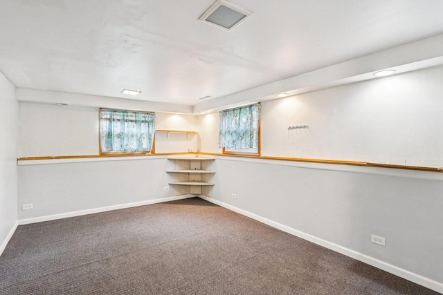 602 Daisy Ln, Round Lake Beach, IL 60073 - basement with carpet and baseboards