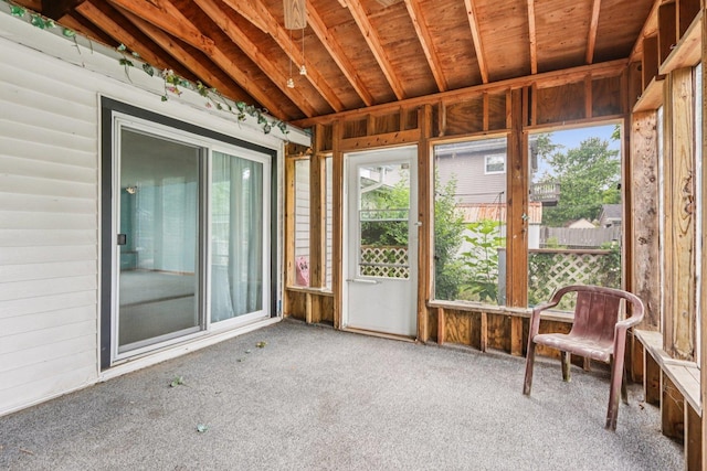 602 Daisy Ln, Round Lake Beach, IL 60073 - unfurnished sunroom featuring carpet
