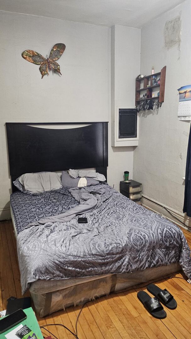 2536 S Avers Ave, Chicago, IL 60623 - bedroom featuring hardwood / wood-style flooring and baseboard heating