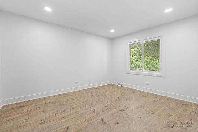 154 Newton Ave, Glen Ellyn, IL 60137 - spare room featuring recessed lighting and light wood finished floors