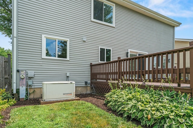 154 Newton Ave, Glen Ellyn, IL 60137 - rear view of property with a wooden deck and a yard
