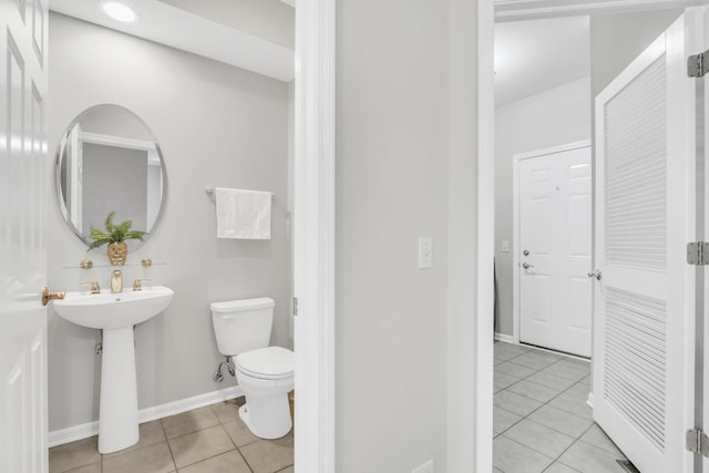 6406 Cunningham Ct, Gurnee, IL 60031 - bathroom with tile patterned floors and toilet