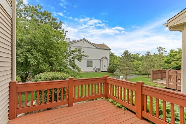 6406 Cunningham Ct, Gurnee, IL 60031 - view of wooden terrace