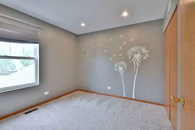 2224 Flagstone Ln Unit 2224, Carpentersville, IL 60110 - unfurnished room featuring carpet floors and recessed lighting