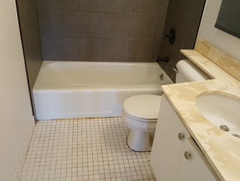 5415 N Sheridan Rd Unit 3615, Chicago, IL 60640 - bathroom with vanity and  shower combination