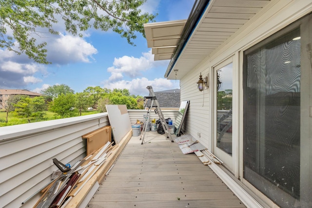 5721 Circle Dr Unit 202, Oak Lawn, IL 60453 - view of wooden terrace