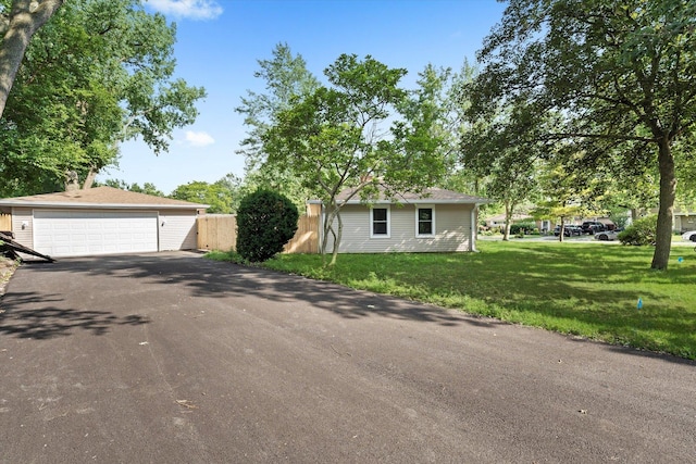 230 Mantua St, Park Forest, IL 60466 - view of front facade with a detached garage