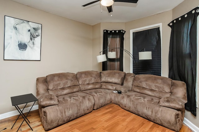 7523 S Kimbark Ave, Chicago, IL 60619 - living area with a ceiling fan and wood finished floors