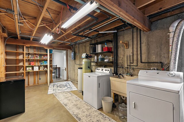 588 Arthur Dr, Cary, IL 60013 - laundry room with independent washer and dryer