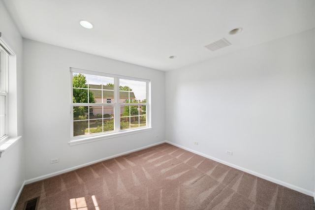 415 Bay Tree Cir, Vernon Hills, IL 60061 - carpeted empty room featuring baseboards and recessed lighting