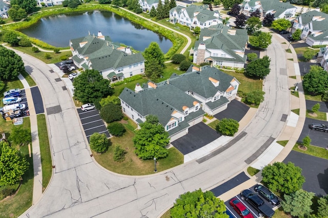 415 Bay Tree Cir, Vernon Hills, IL 60061 - aerial view of residential area with a nearby body of water